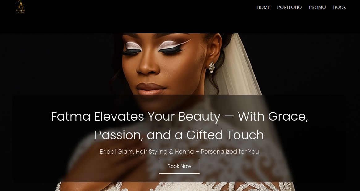Fatma Glam Beauty Website